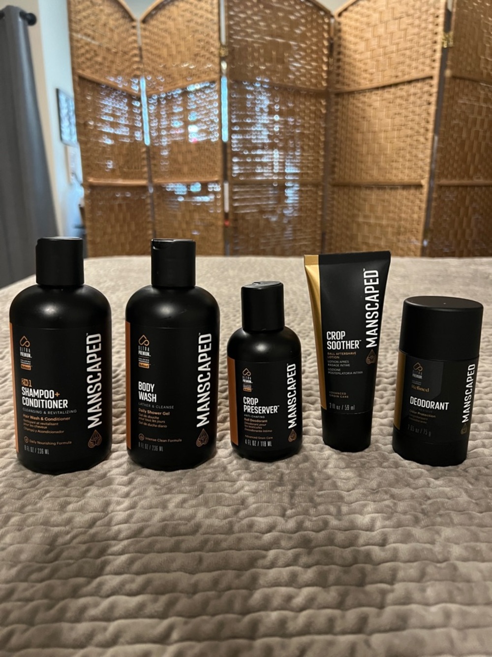 MANSCAPED - fantastic FIVE!!MENS complete grooming kit/necessities *NEW*